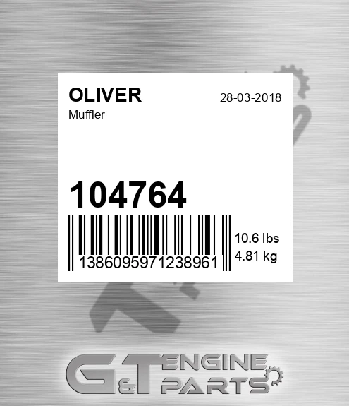 104764 Muffler