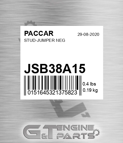 JSB38A15 Stud-jumper Neg for PACCAR