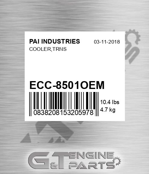 ECC-8501OEM Cooler,trns