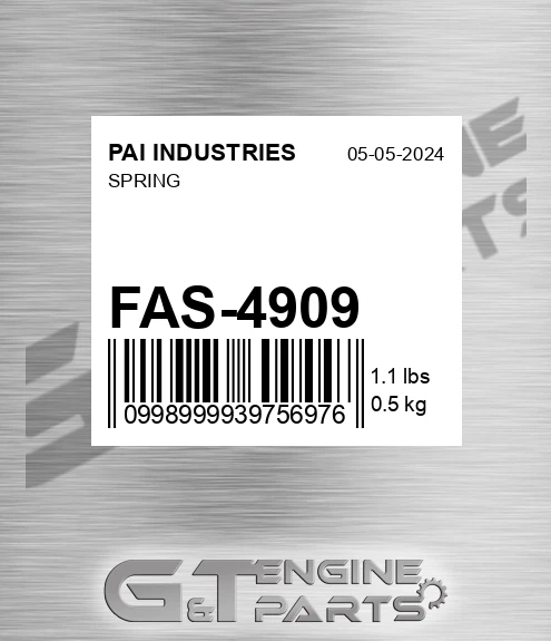 FAS-4909 Spring