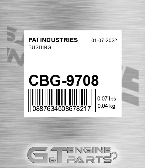 CBG-9708 Bushing