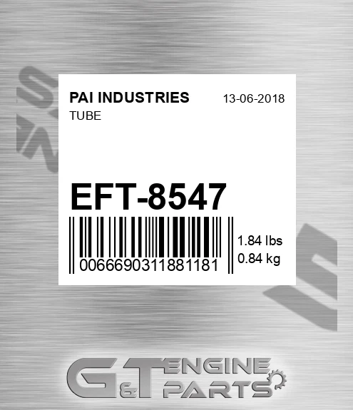EFT-8547 Tube