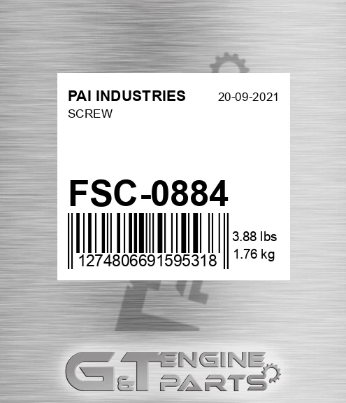 FSC-0884 Screw