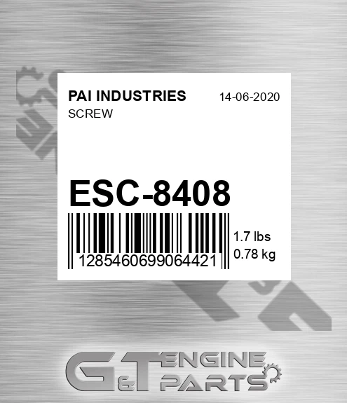 ESC-8408 Screw