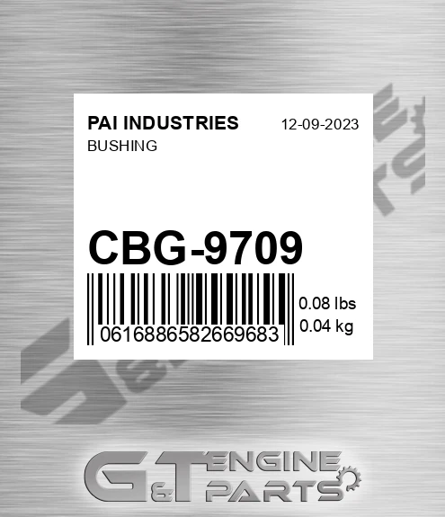 CBG-9709 Bushing