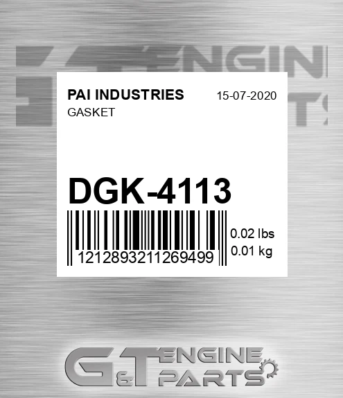 DGK-4113 Gasket