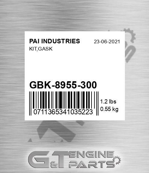 GBK-8955-300 Kit,gask