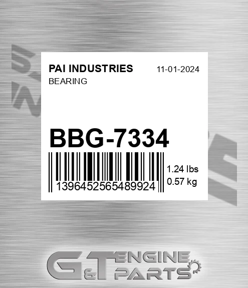 BBG-7334 Bearing for PAI INDUSTRIES