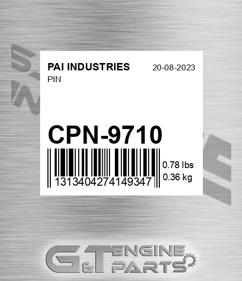 CPN-9710 Pin