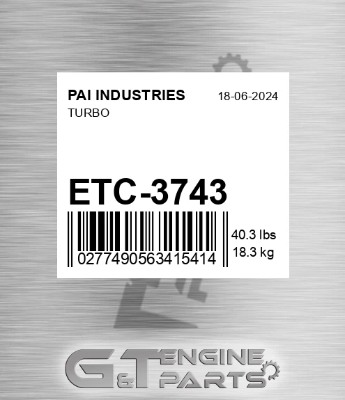 ETC-3743 Turbo