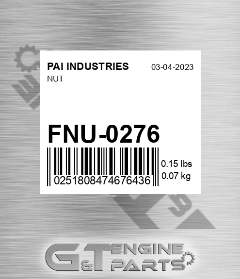 FNU-0276 Nut