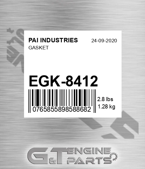 EGK-8412 Gasket