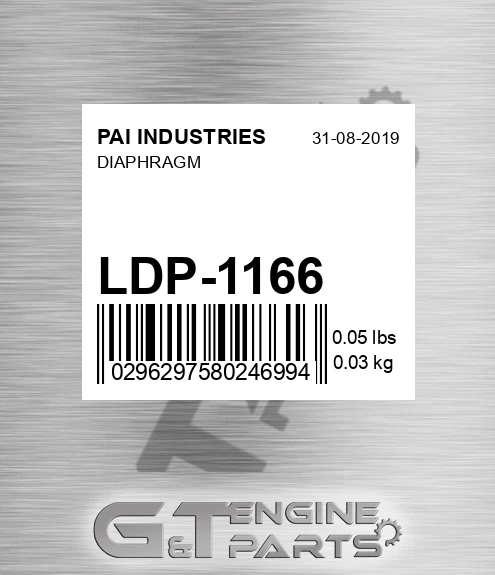 LDP-1166 Diaphragm