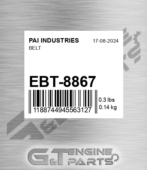 EBT-8867 Belt