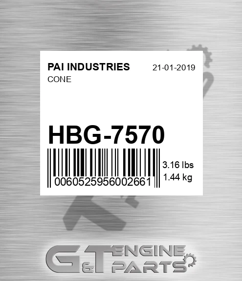 HBG-7570 Cone