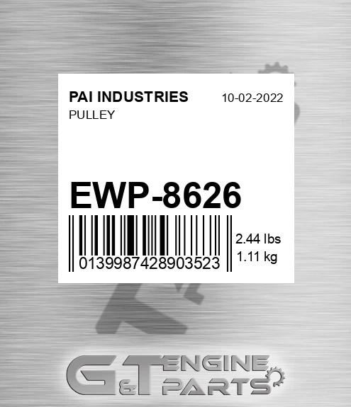 EWP-8626 Pulley