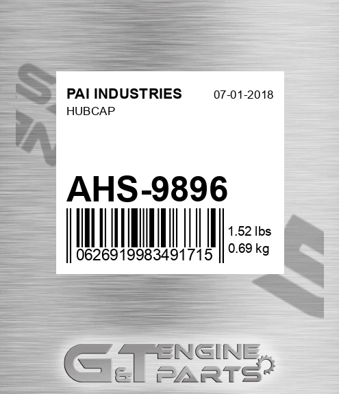AHS-9896 Hubcap
