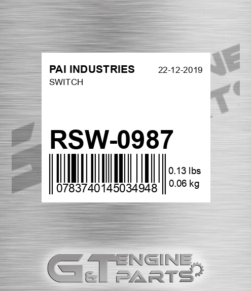 RSW-0987 Switch
