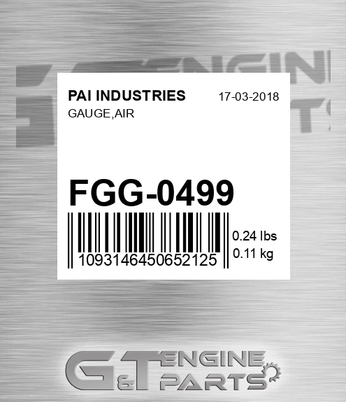 FGG-0499 Gauge,air