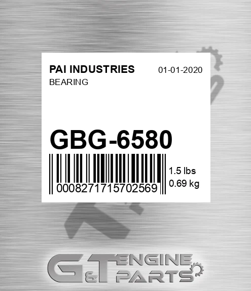 GBG-6580 Bearing