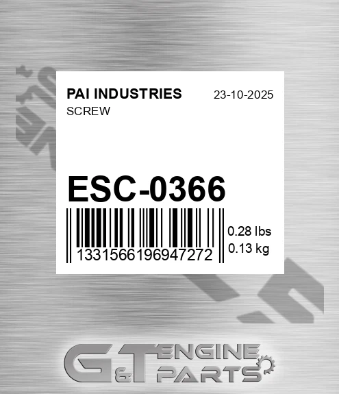 ESC-0366 Screw