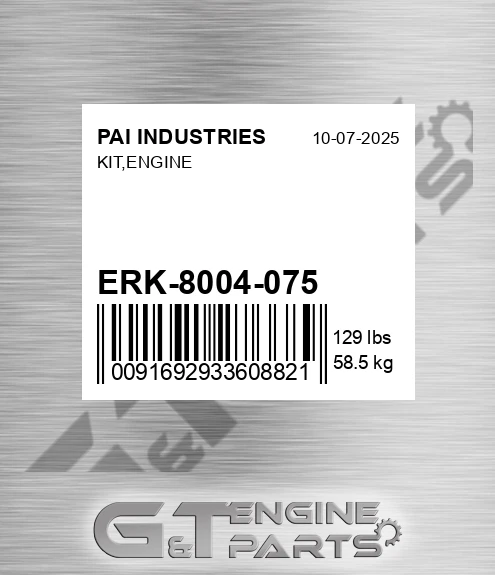ERK-8004-075 Kit,engine for PAI INDUSTRIES