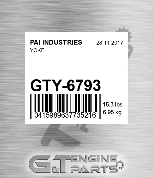GTY-6793 Yoke