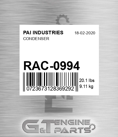 RAC-0994 Condenser