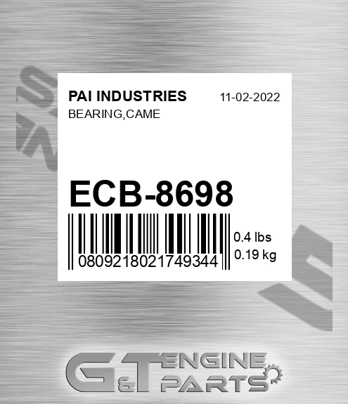 ECB-8698 Bearing,came