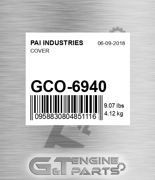 GCO-6940 Cover