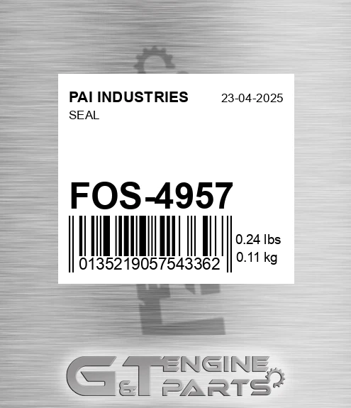 FOS-4957 Seal