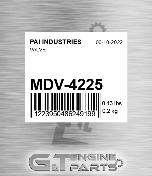 MDV-4225 Valve