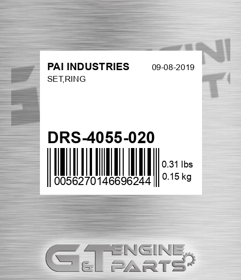 DRS-4055-020 Set,ring