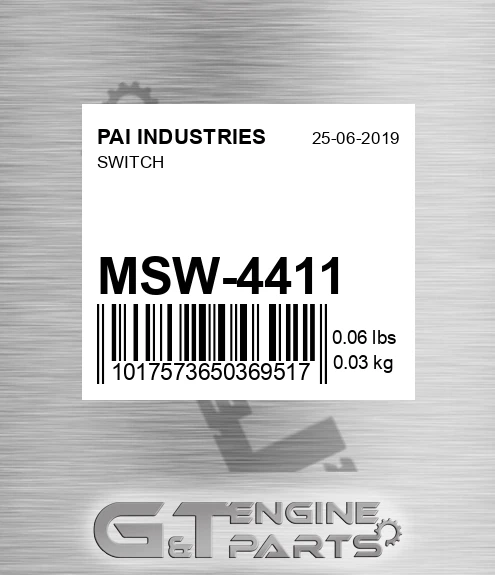MSW-4411 Switch
