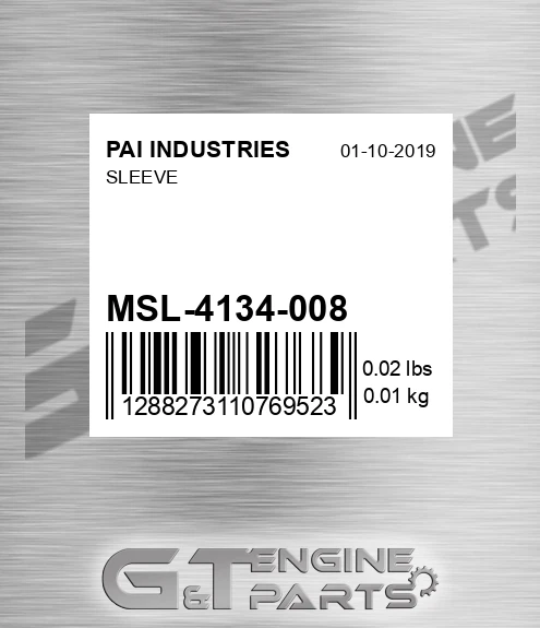 MSL-4134-008 Sleeve
