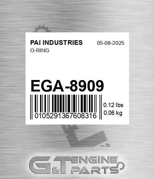 EGA-8909 O-ring