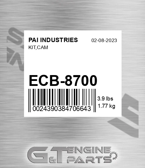 ECB-8700 Kit,cam