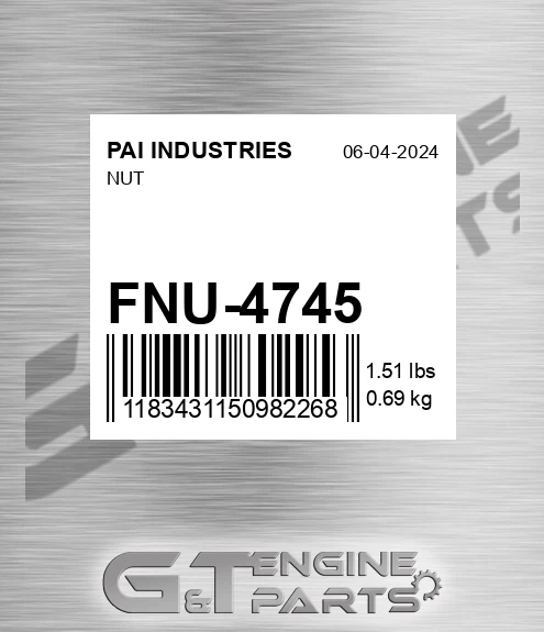FNU-4745 Nut