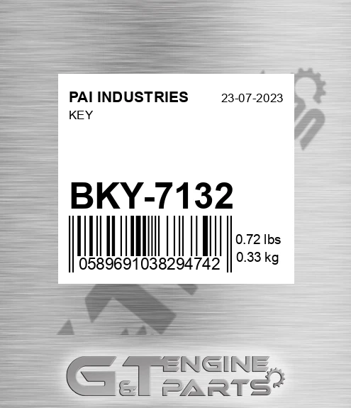 BKY-7132 Key