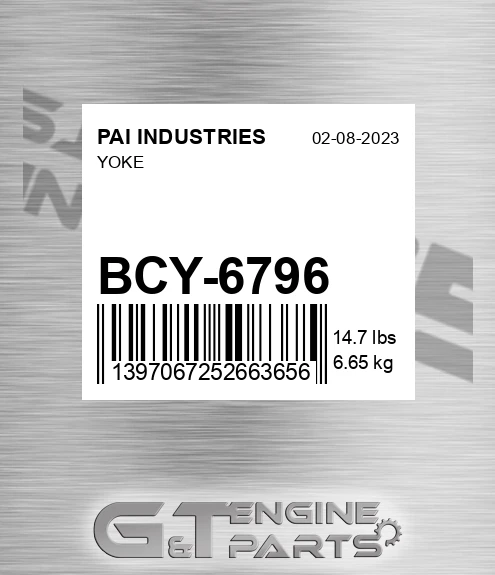 BCY-6796 Yoke