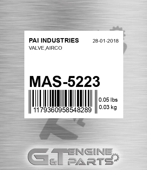 MAS-5223 Valve,airco