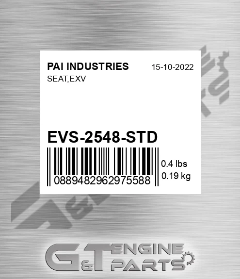 EVS-2548-STD Seat,exv