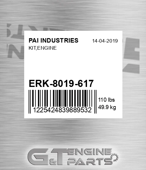 ERK-8019-617 Kit,engine for PAI INDUSTRIES