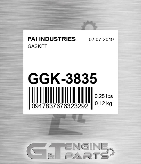 GGK-3835 Gasket
