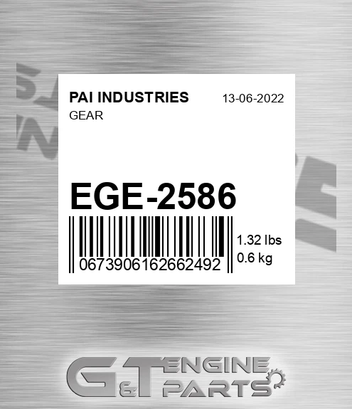 EGE-2586 Gear