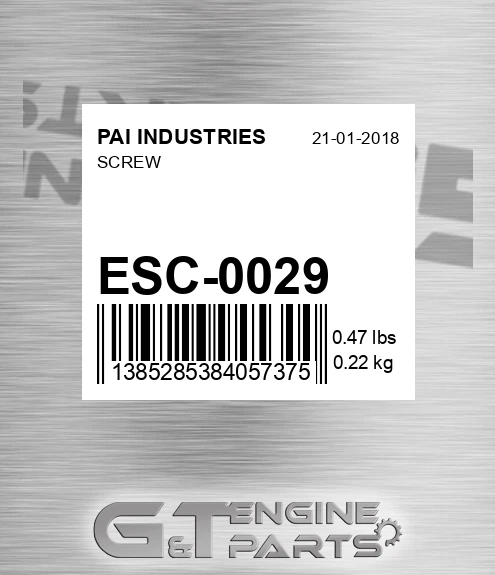 ESC-0029 Screw