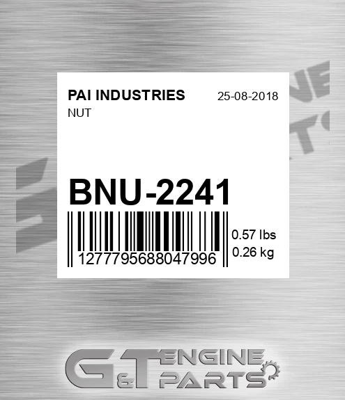 BNU-2241 Nut