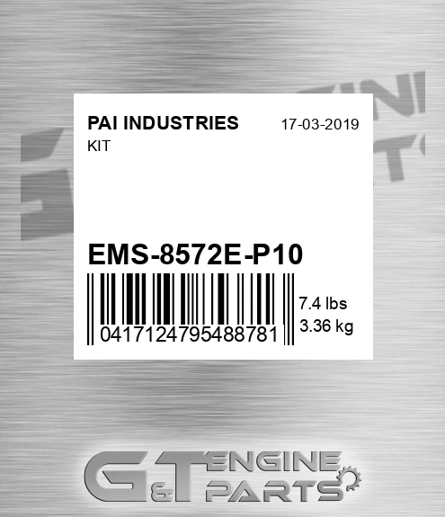 EMS-8572E-P10 Kit