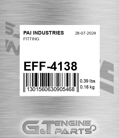EFF-4138 Fitting