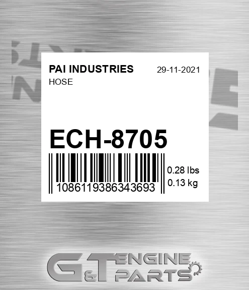 ECH-8705 Hose for PAI INDUSTRIES